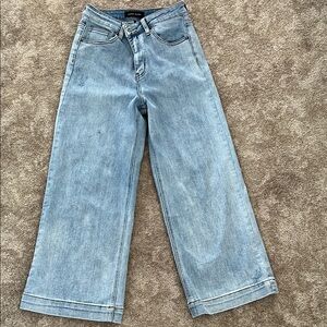 Risen high rise crop Jean.
